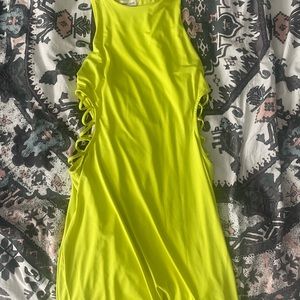 BRIGHT YELLOW EUHPHORIA INSPIRED DRESS
